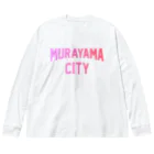 JIMOTO Wear Local Japanの村山市 MURAYAMA CITY ビッグシルエットロングスリーブTシャツ