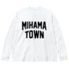 JIMOTOE Wear Local Japanの美浜町 MIHAMA TOWN ビッグシルエットロングスリーブTシャツ