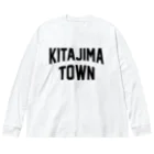 JIMOTOE Wear Local Japanの北島町 KITAJIMA TOWN ビッグシルエットロングスリーブTシャツ