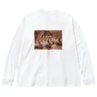 ミラくまのI LOVE Tribe Big Long Sleeve T-Shirt