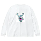 ゆちゃち家のにげろ〜さめ様だぞぉ Big Long Sleeve T-Shirt