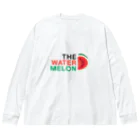 グラフィンのウォーターメロン スイカ THE WATER MELON 大ロゴ ビッグシルエットロングスリーブTシャツ