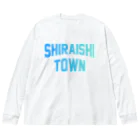 JIMOTOE Wear Local Japanの白石町 SHIRAISHI TOWN Big Long Sleeve T-Shirt