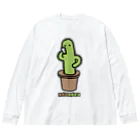 高堂玲/イラストの方のサボるサボテン Big Long Sleeve T-Shirt