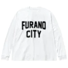 JIMOTOE Wear Local Japanの富良野市 FURANO CITY ビッグシルエットロングスリーブTシャツ