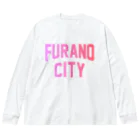 JIMOTOE Wear Local Japanの富良野市 FURANO CITY Big Long Sleeve T-Shirt