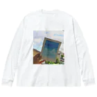 キャンバスアート_ショップの青空と蒼空と Big Long Sleeve T-Shirt