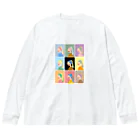 shix2のパール姉さん　勢揃いver.ﾌﾛﾝﾄﾌﾟﾘﾝﾄ Big Long Sleeve T-Shirt