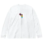 kota.の伝説のおっさん「田 節夫(でん せつお)さん」ドット絵 Big Long Sleeve T-Shirt