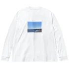 guriguriの夏の海っていいよね ビッグシルエットロングスリーブTシャツ