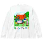 キャンジョ公式SUZURISTOREの【発売記念】キャンプだホイ！グッズ ビッグシルエットロングスリーブTシャツ