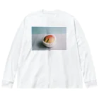 ubatamanoyumeのPeach ビッグシルエットロングスリーブTシャツ