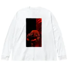 グエン フイのベタアートレッドHM Big Long Sleeve T-Shirt