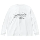 nanometerのnanometer『鳥獣戯画〜抜け駆け〜』ビッグシルエットロングスリーブTシャツ Big Long Sleeve T-Shirt