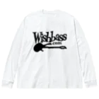 Wishbass JapanのWishbass Tee (Black Logo) ビッグシルエットロングスリーブTシャツ