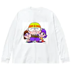 GENP37の青空ピーちゃん ビッグシルエットロングスリーブTシャツ