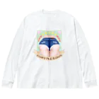 曲線美アートグッズショップの曲線美グッズ ビッグシルエットロングスリーブTシャツ