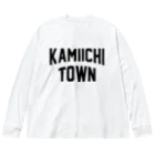 JIMOTOE Wear Local Japanの上市町 KAMIICHI TOWN ビッグシルエットロングスリーブTシャツ