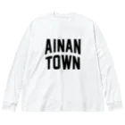 JIMOTOE Wear Local Japanの愛南町 AINAN TOWN Big Long Sleeve T-Shirt
