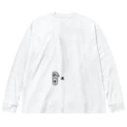 シーズーのお店のシンプルなおへそ君 Big Long Sleeve T-Shirt