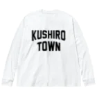 JIMOTOE Wear Local Japanの釧路町 KUSHIRO TOWN Big Long Sleeve T-Shirt