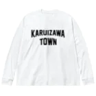 JIMOTOE Wear Local Japanの軽井沢町 KARUIZAWA TOWN ビッグシルエットロングスリーブTシャツ