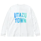 JIMOTOE Wear Local Japanの宇多津町 UTAZU TOWN ビッグシルエットロングスリーブTシャツ