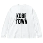 JIMOTOE Wear Local Japanの神戸町 GODO TOWN ビッグシルエットロングスリーブTシャツ