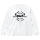 goAtのgoAtオリジナルグッズ：ホワイト Big Long Sleeve T-Shirt