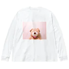 hsyのくまのぬいぐるみ ピンク Big Long Sleeve T-Shirt