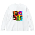 withCatsの昨日突然家に猫が来た、しかも6匹 Big Long Sleeve T-Shirt