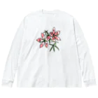 フルツの10/1 誕生花 「モミジアオイ」 Big Long Sleeve T-Shirt