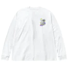 greetenの龍　和柄　願い Big Long Sleeve T-Shirt