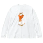 元祖ふとねこ堂のえりまき Big Long Sleeve T-Shirt