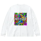 I AM METANOのMETANOSE COLORFUL1 ビッグシルエットロングスリーブTシャツ