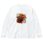 あゆのしおやきの白玉あんみつ Big Long Sleeve T-Shirt