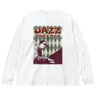 Hungry FreaksのJAZZ: Night & Music Big Long Sleeve T-Shirt