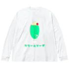 ルートプラス福島のクリームソーダ Big Long Sleeve T-Shirt