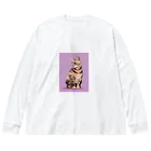 331necoのおすまし茶ねこ Big Long Sleeve T-Shirt