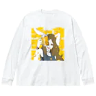 9 10 9（ qu / ten / qu ）の兎に角 Big Long Sleeve T-Shirt