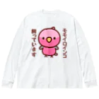 いんこ屋堂のモモイロインコ飼っています Big Long Sleeve T-Shirt