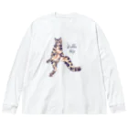 N-huluのキジトラにゃんこ Big Long Sleeve T-Shirt