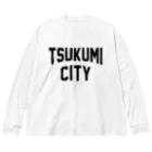 JIMOTOE Wear Local Japanの津久見市 TSUKUMI CITY Big Long Sleeve T-Shirt