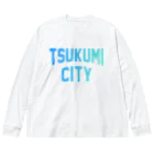 JIMOTOE Wear Local Japanの津久見市 TSUKUMI CITY Big Long Sleeve T-Shirt