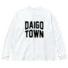 JIMOTOE Wear Local Japanの大子町 DAIGO TOWN Big Long Sleeve T-Shirt