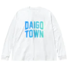 JIMOTOE Wear Local Japanの大子町 DAIGO TOWN Big Long Sleeve T-Shirt