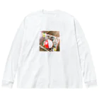 サノズのかわいいビーチボールのデジタルフォトデータ Big Long Sleeve T-Shirt