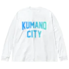 JIMOTOE Wear Local Japanの熊野市 KUMANO CITY ビッグシルエットロングスリーブTシャツ