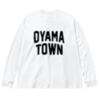 JIMOTOE Wear Local Japanの大山町 OYAMA TOWN Big Long Sleeve T-Shirt