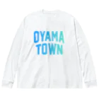 JIMOTOE Wear Local Japanの大山町 OYAMA TOWN Big Long Sleeve T-Shirt